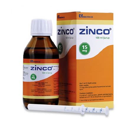 Zinco şurup bebeklerde kullanımı